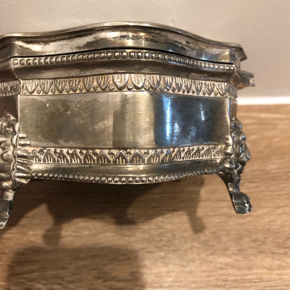 Vintage Trinket Box International Silver Company Silver Plated - Picture 6 of 12